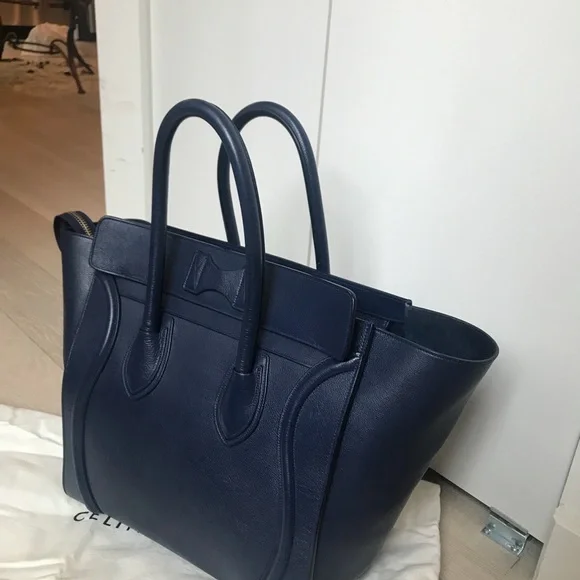 Celine Large Navy Tote - Picture 5 of 5